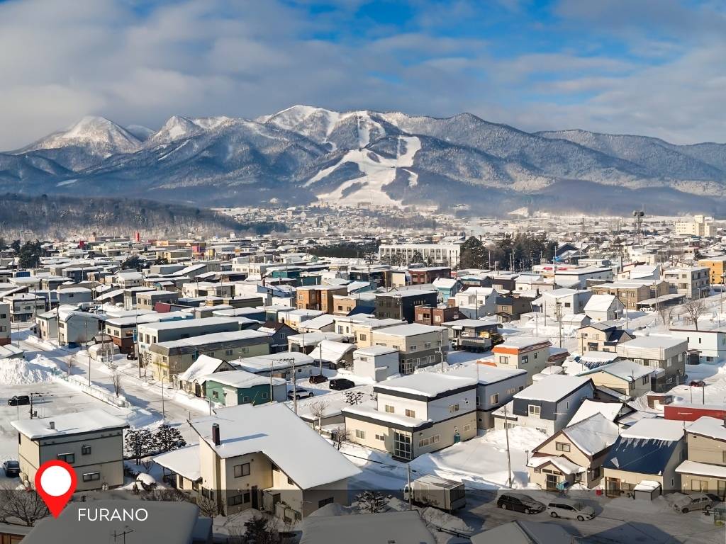 Furano during winter, Furano, Hokkaido, Japan
