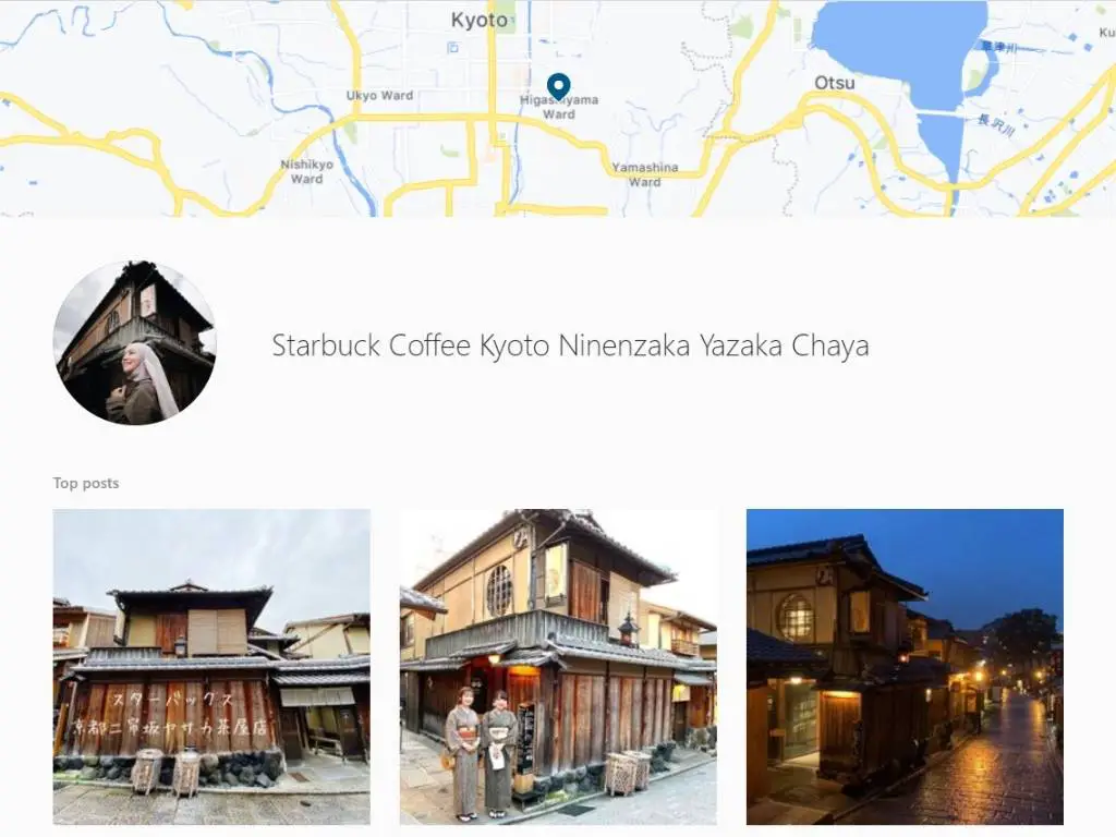Starbucks, Kyoto, Japan
