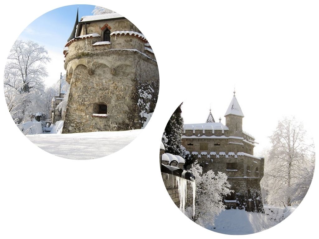 Lichtenstein Castle, Germany, winter