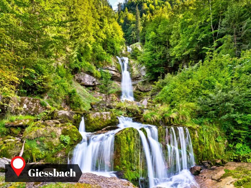 Giessbach Waterfall, Interlaken, Switzerland