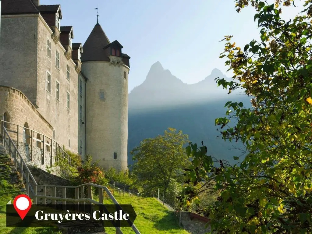 Castle in Gruyeres, Switzerland