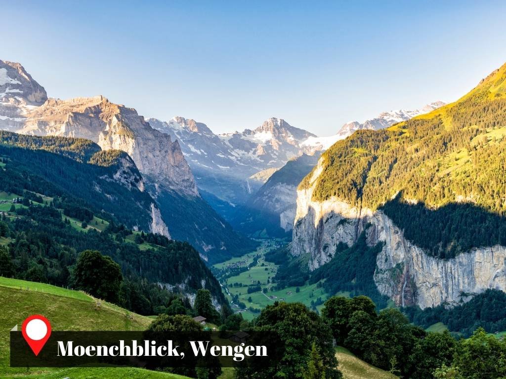 Lauterbrunnen from Wengen