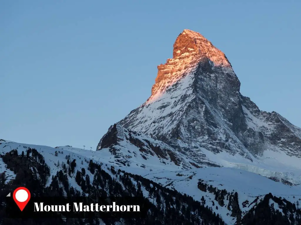 Golden hour, Matterhorn, Swiss Alps