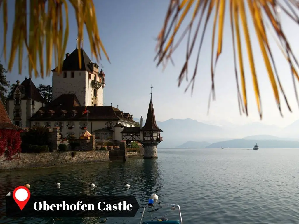 Oberhofen Castle, Lake Thun, Interlaken, Switzerland