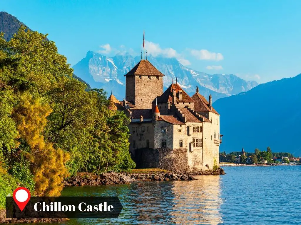 Montreux, Switzerland Itinerary Destination, Chillon Castle