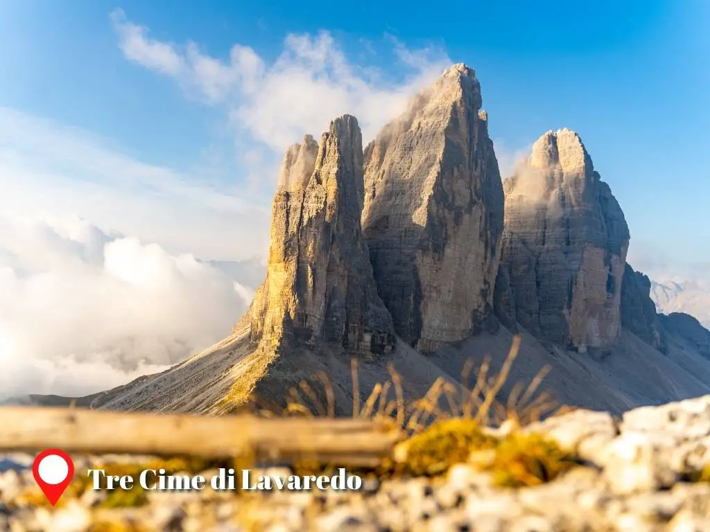 Tre Cime di Lavaredo, place near Cortina d'Ampezzo, Italy