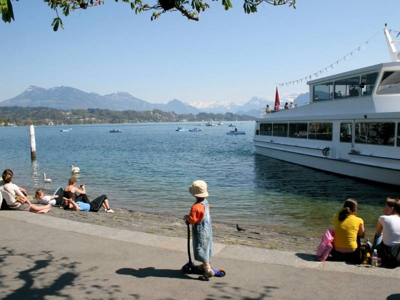 Shores of Lake Lucerne, Lucerne
