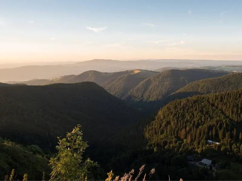 View From Feldberg - highest point in the Black Forest