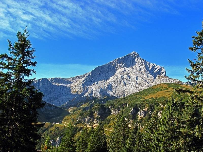 Alpspitze on a clear weather