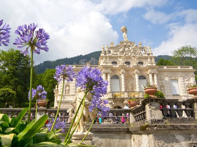 Facade of Linderhof Palace