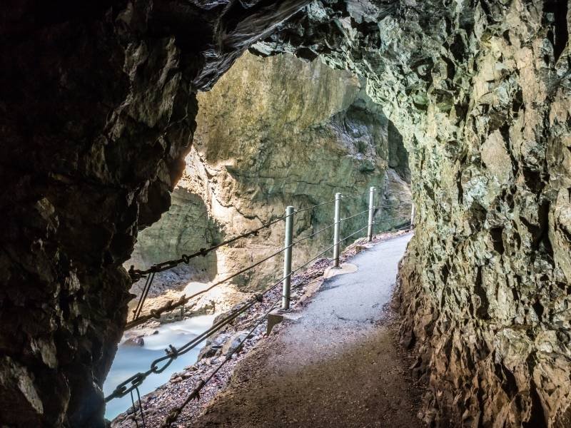 Partnach Gorge hiking trail