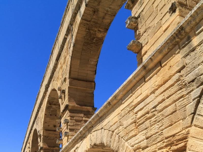 Pont du Gard's upper architecture (close up), Reason to visit Avignon