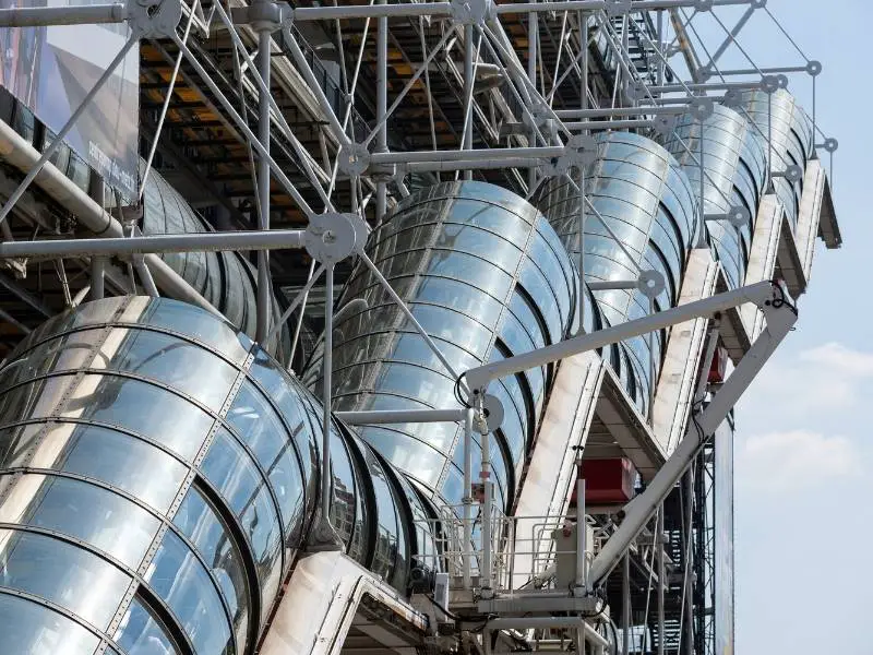 What makes Paris worth visiting - Center Pompidou escalator