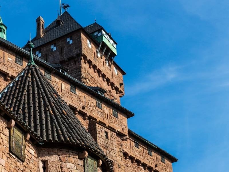 Colmar France Château du Haut-Kœnigsbourg top architecture