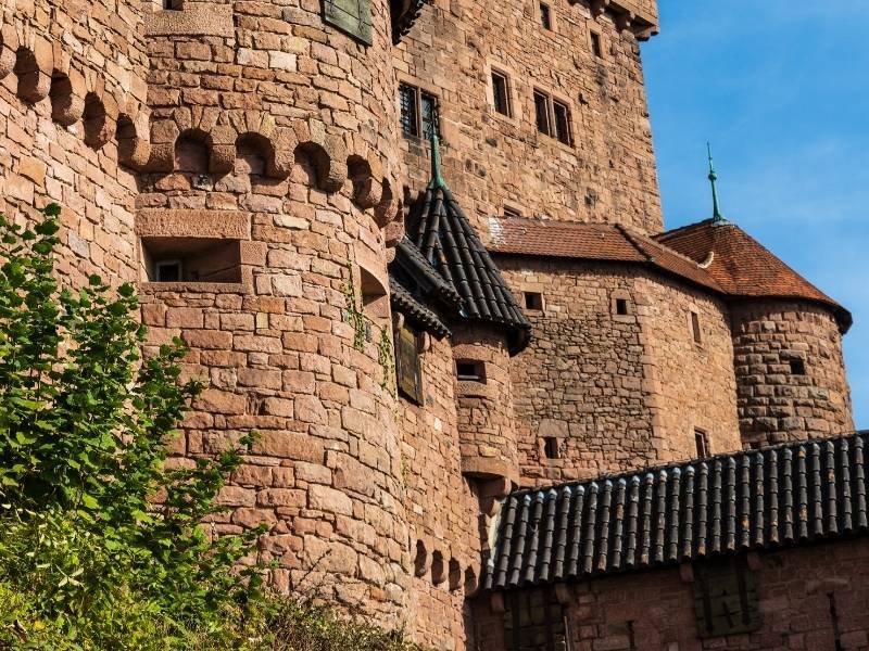 Colmar France Château du Haut-Kœnigsbourg wall architecture