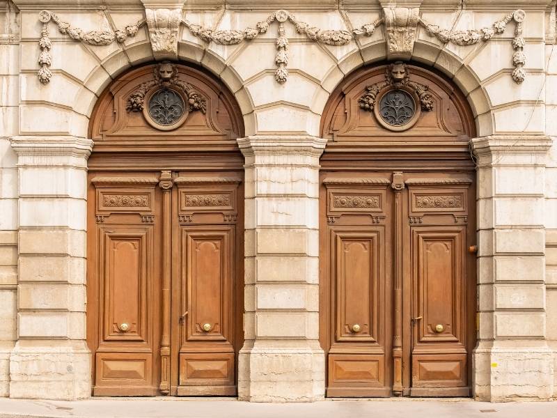 Reason to visit Lyon France 12_ Renaissance style doors in Lyon Fance