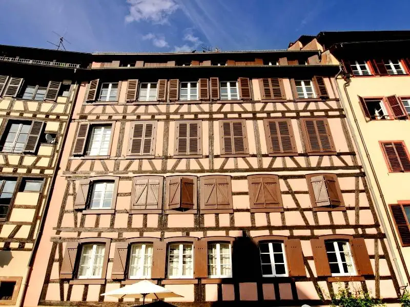 Big timbered house in Colmar France