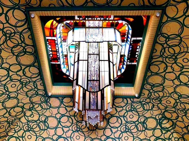 Reims France, Carnegie Library Chandelier