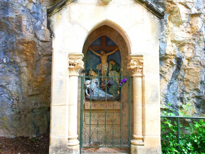 Rocamadour, France - a Shrine along The Way of the Cross