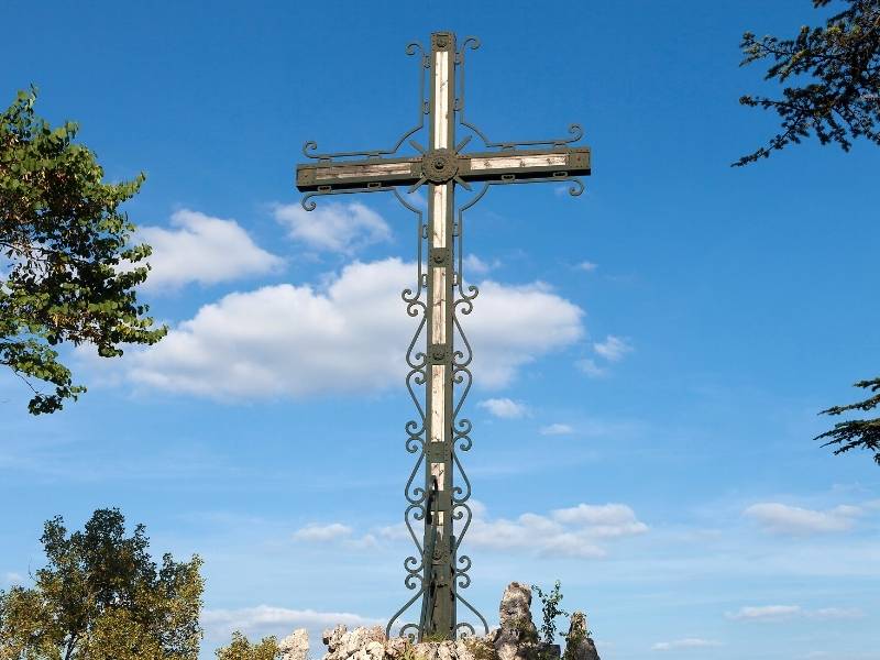 Rocamadour, France - Cross of Jerusalem