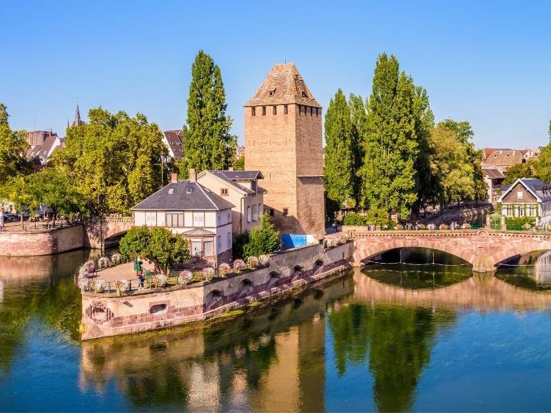 Ponts Couverts, Petite France, Grande île, Strasbourg, France