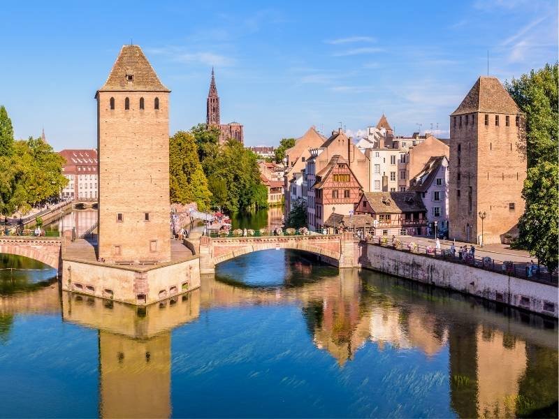 Ponts Couverts, Petite France, Grande île, Strasbourg, France