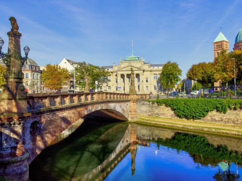 Neustadt district cityscape, Strasbourg, France