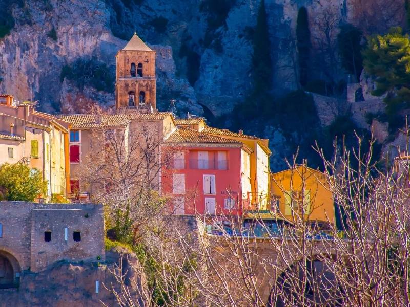 Moustiers Sainte Marie France - Golden hour in Moustiers Sainte Marie