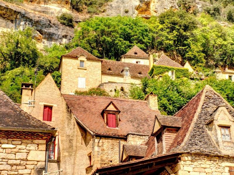 Domme France, Beautiful houses in La Roque-Gageac