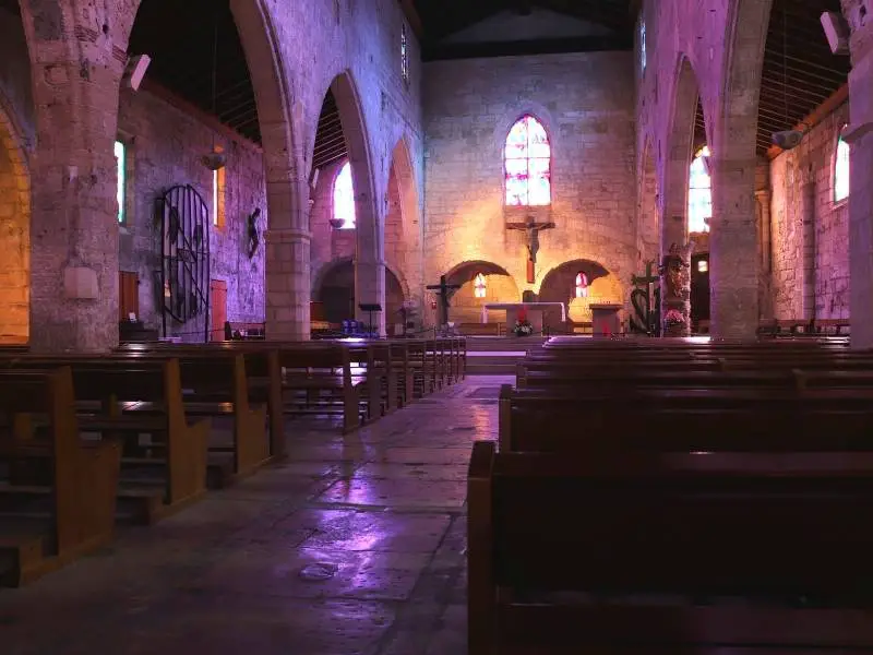 Aigues Mortes France, Inside Notre-Dame des Sablons Church