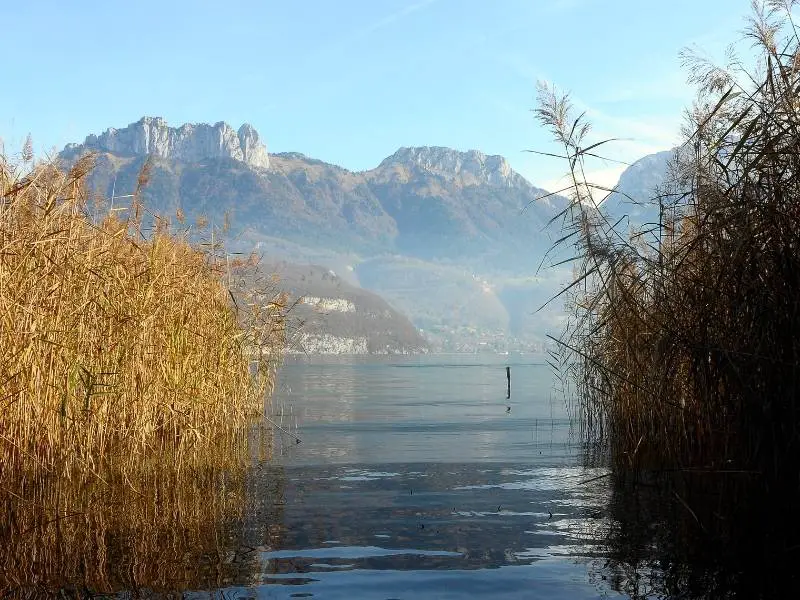 Annecy France, A serene view of lake Annecy