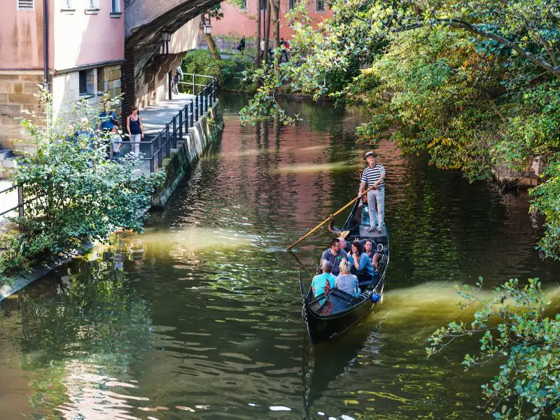 Bamberg Germany, Gondola in Little Venice