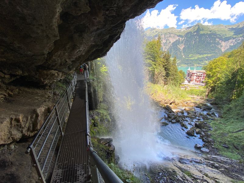 Interlaken Switzerland, Giessbach waterfall