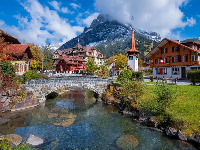 Villages In The Swiss Alps, Kandersteg