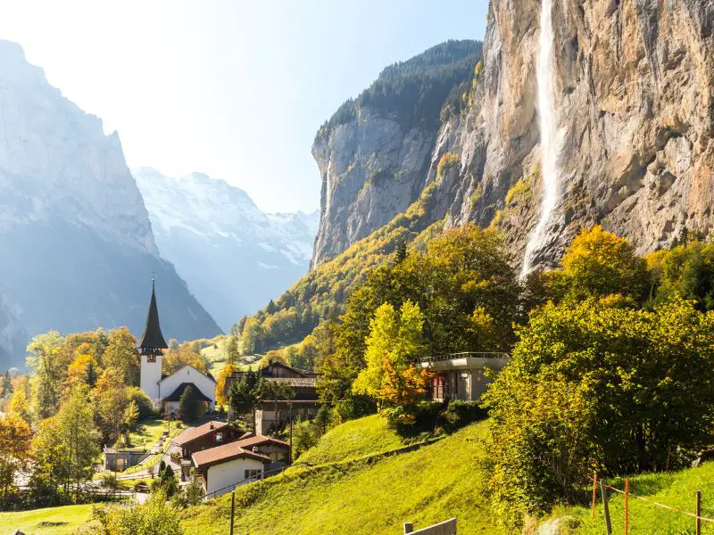 Villages In The Swiss Alps, Lauterbrunnen