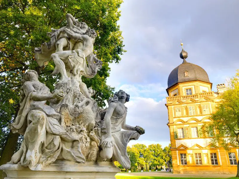 Bamberg Germany, Seehof Garden Sculptures