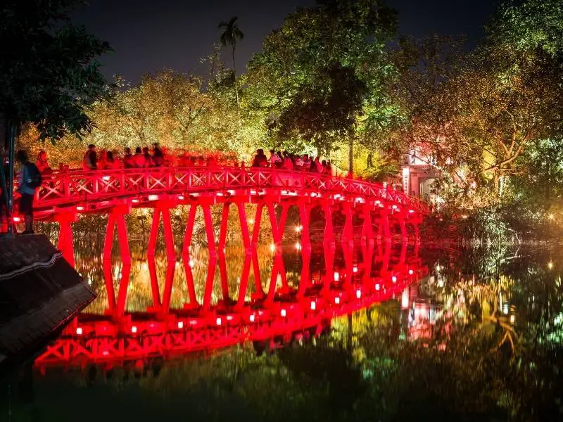 Night in Hanoi, Vietnam