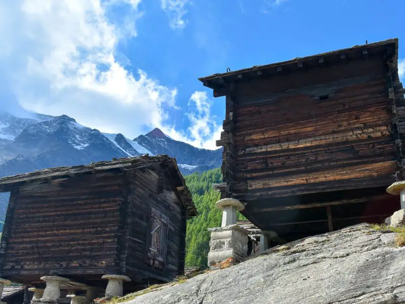Villages In The Swiss Alps, Saas-Fee