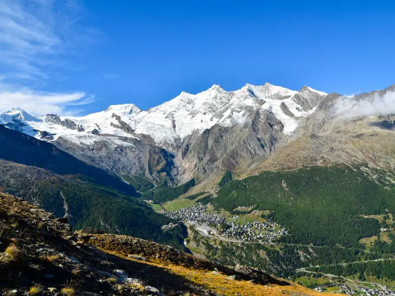 Villages In The Swiss Alps, Saas-Fee