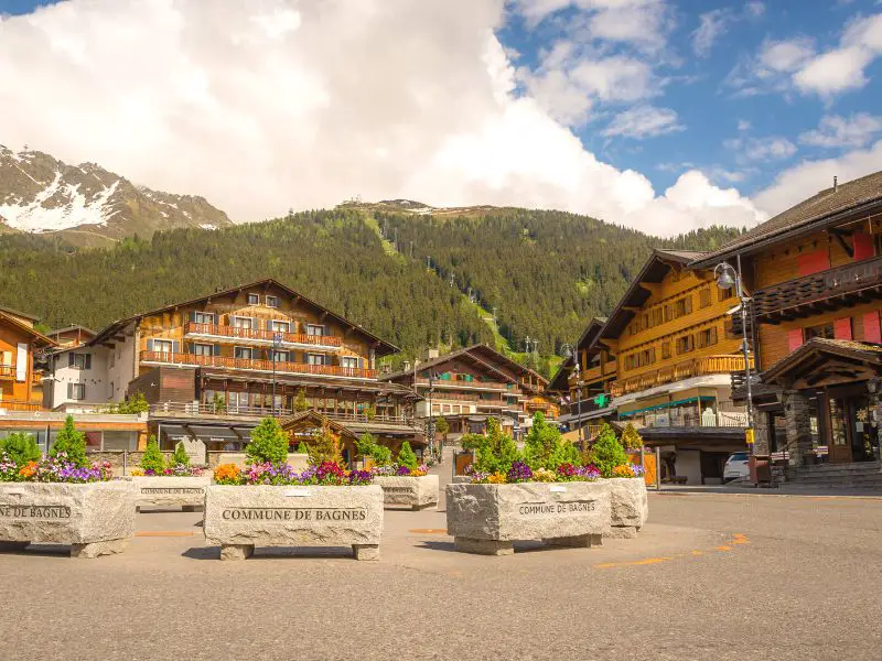 Villages In The Swiss Alps, Verbier