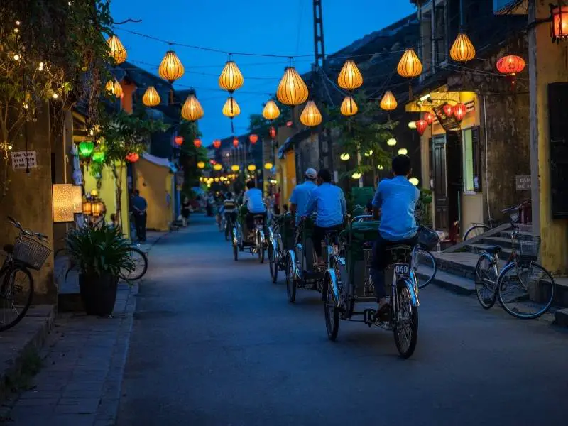 Beautiful lanterns on the streets of Hoi An, Vietnam