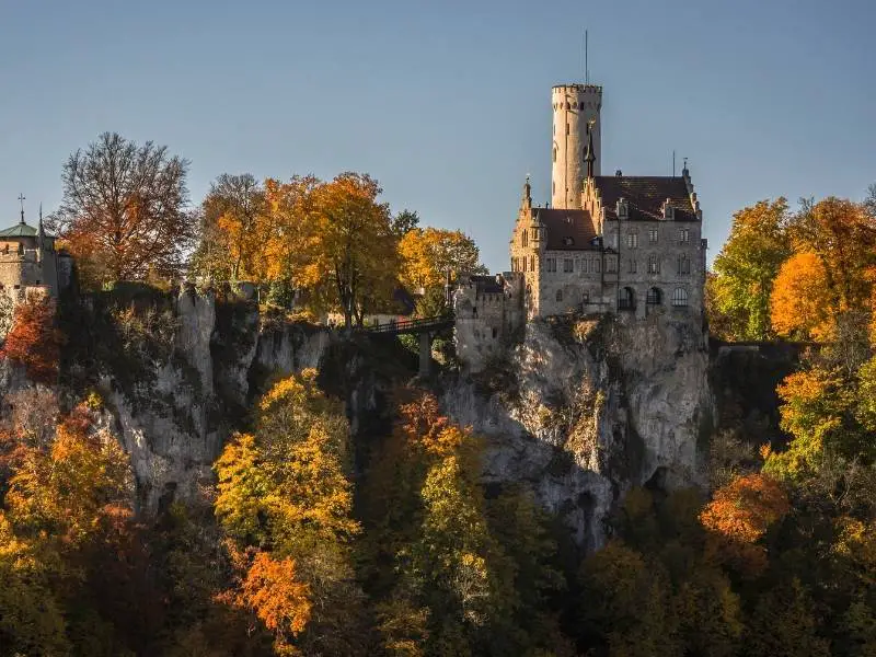 Autumn in Lichtenstein Castle