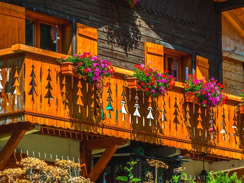 Chalets, Zermatt, Valais, Switzerland