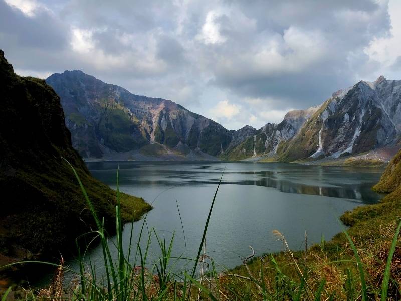 View of Mount Pinatubo's crater