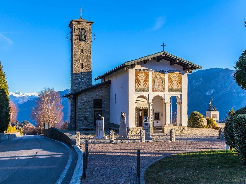 Madonna del Ghisallo in Lake Como, Italy