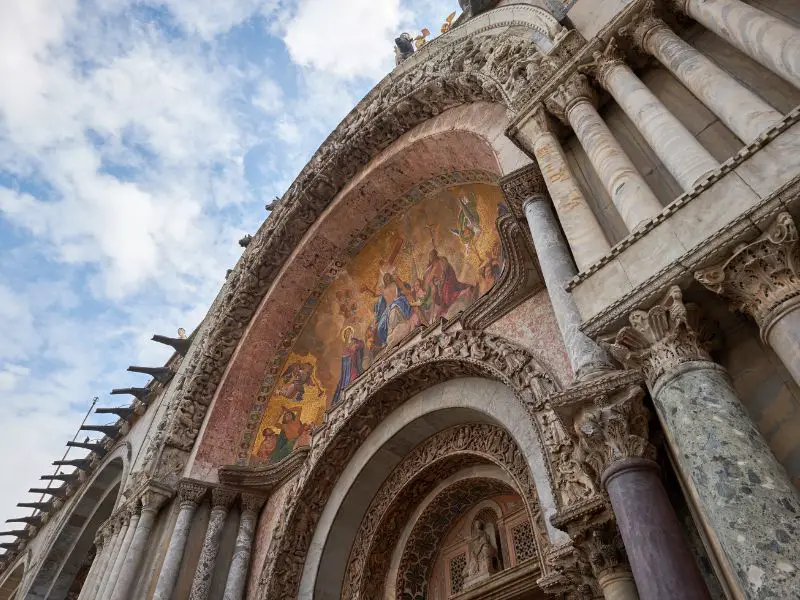 Beautiful Building in Venice, Saint Mark's Basilica marvelous portals