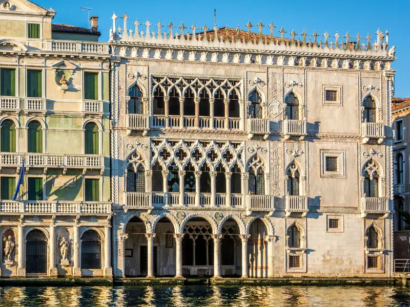 Beautiful Building in Venice, Ca' d'Oro facade