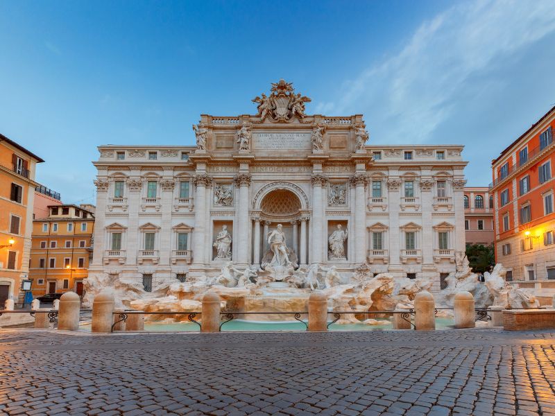 Rome's Beautiful landmark 3, Trevi Fountain